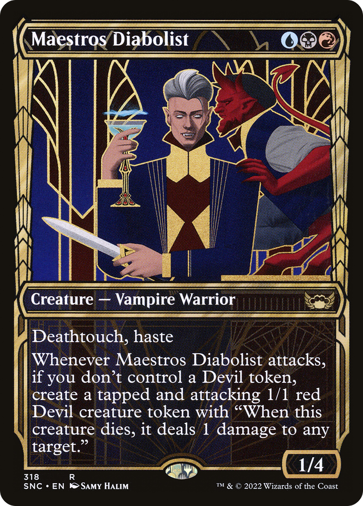 Maestros Diabolist (Showcase) (318) [Streets of New Capenna] - Deck Out Gaming