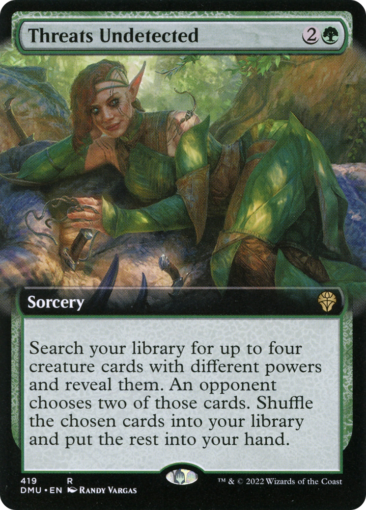 Threats Undetected (Extended Art) (419) [Dominaria United] foil - Deck Out Gaming