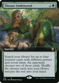 Threats Undetected (Extended Art) (419) [Dominaria United] - Deck Out Gaming