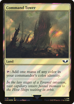 Command Tower (270) (Surge Foil) (270) [Warhammer 40,000 Commander] foil - Deck Out Gaming