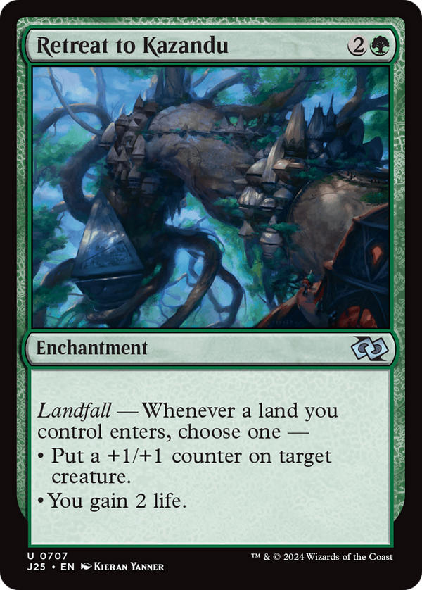 Retreat to Kazandu (707) [Foundations Jumpstart] - Deck Out Gaming