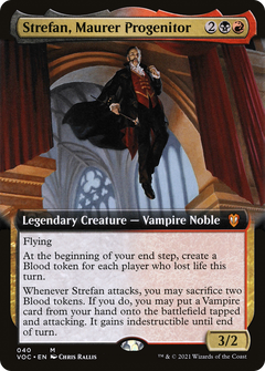 Strefan, Maurer Progenitor (Extended Art) (40) [Commander: Innistrad: Crimson Vow] - Deck Out Gaming