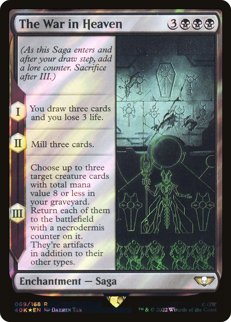 The War in Heaven (Surge Foil) (69) [Warhammer 40,000 Commander] foil - Deck Out Gaming
