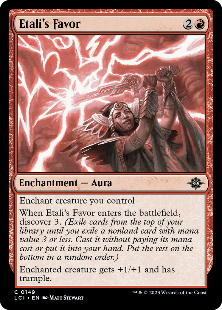 Etali's Favor (149) [The Lost Caverns of Ixalan] - Deck Out Gaming
