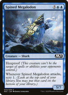 Spined Megalodon (72) [Core Set 2021] foil - Deck Out Gaming