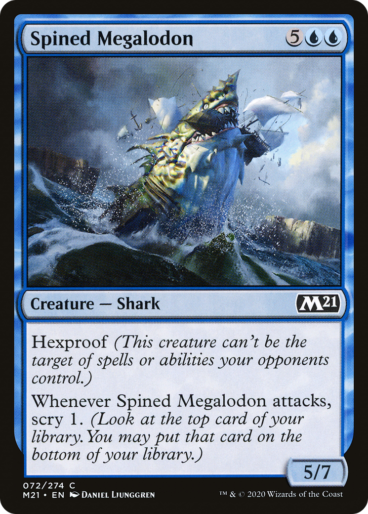 Spined Megalodon (72) [Core Set 2021] - Deck Out Gaming