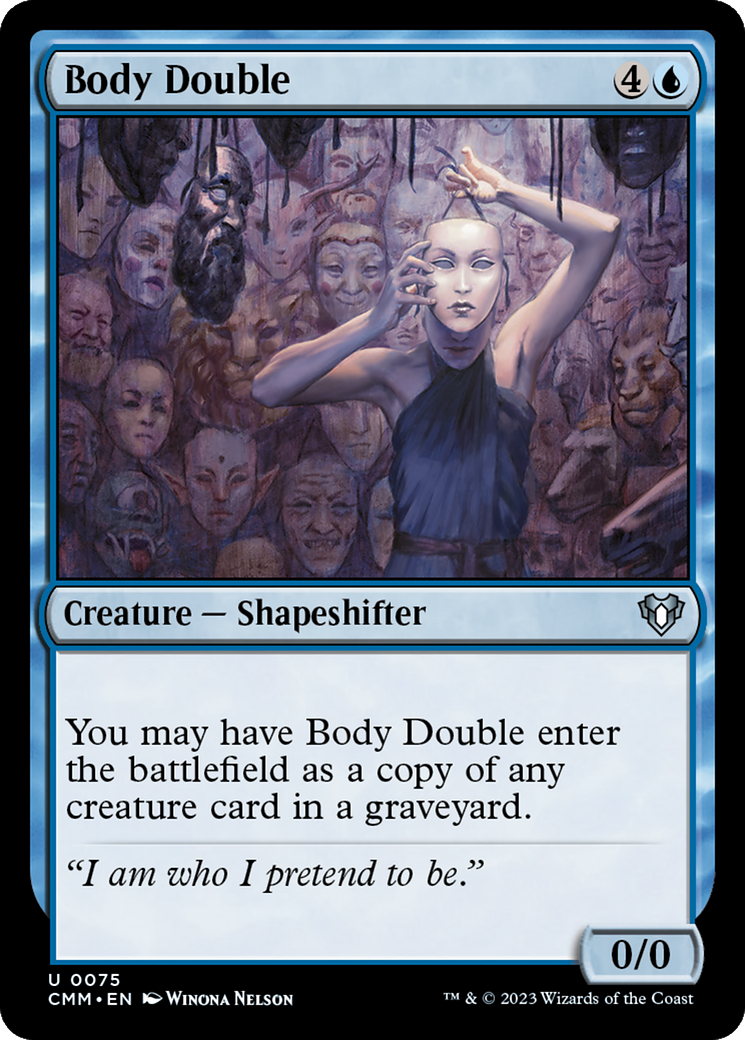 Body Double (75) [Commander Masters] foil - Deck Out Gaming
