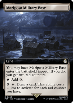 Mariposa Military Base (Extended Art) (443) [Fallout] foil - Deck Out Gaming