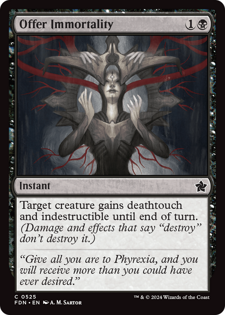 Offer Immortality (525) [Foundations] - Deck Out Gaming