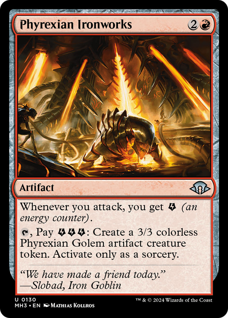 Phyrexian Ironworks (130) [Modern Horizons 3] - Deck Out Gaming