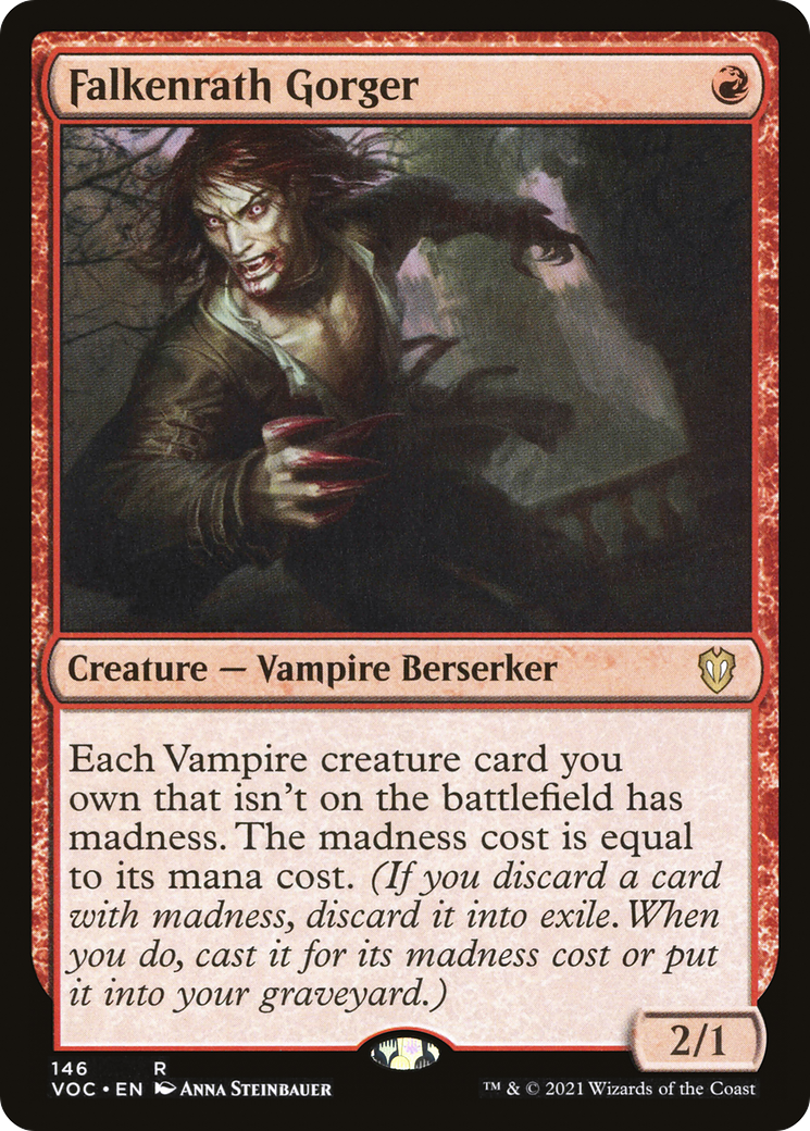 Falkenrath Gorger (146) [Commander: Innistrad: Crimson Vow] - Deck Out Gaming