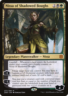 Nissa of Shadowed Boughs (231) [Zendikar Rising] foil - Deck Out Gaming