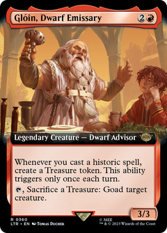 Gloin, Dwarf Emissary (Extended Art) (360) [The Lord of the Rings: Tales of Middle-earth] - Deck Out Gaming