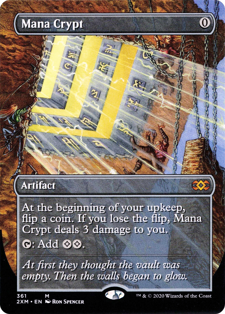 Mana Crypt (Borderless) (361) [Double Masters] foil - Deck Out Gaming