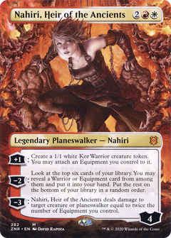 Nahiri, Heir of the Ancients (Borderless) (282) [Zendikar Rising] foil - Deck Out Gaming