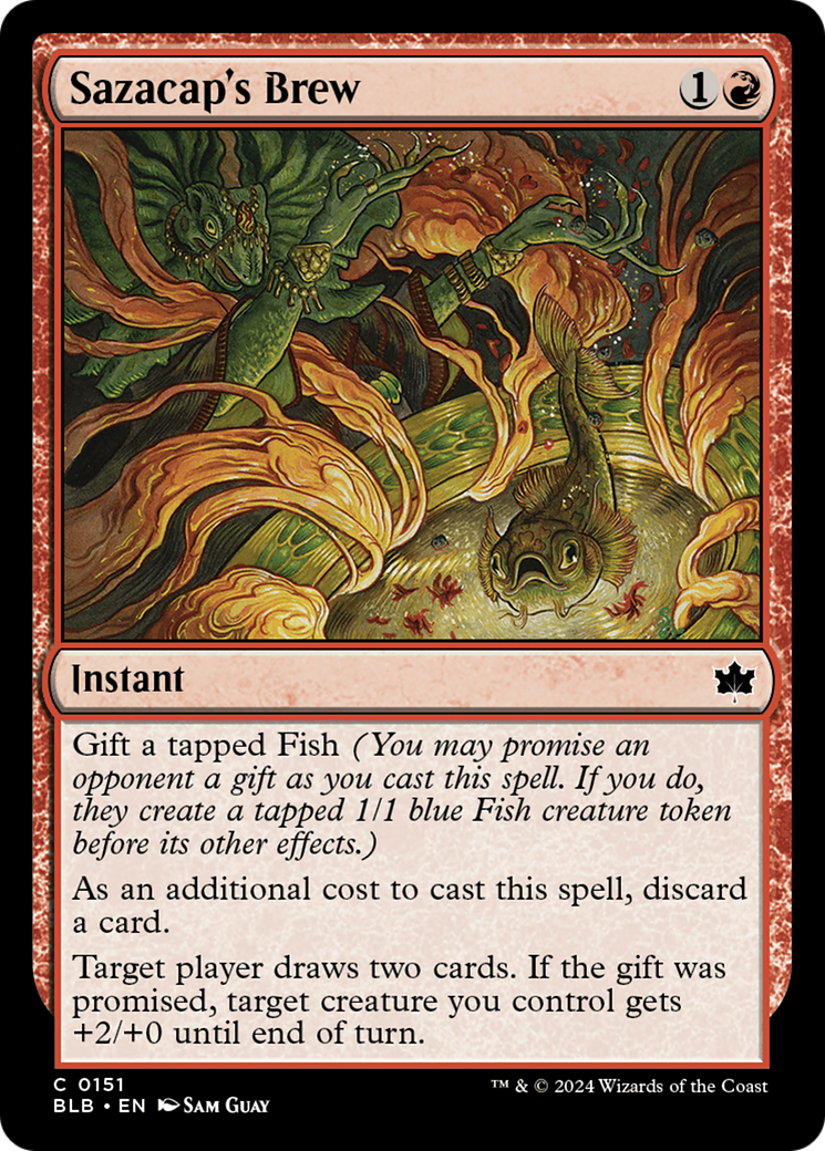 Sazacap's Brew (151) [Bloomburrow] foil - Deck Out Gaming