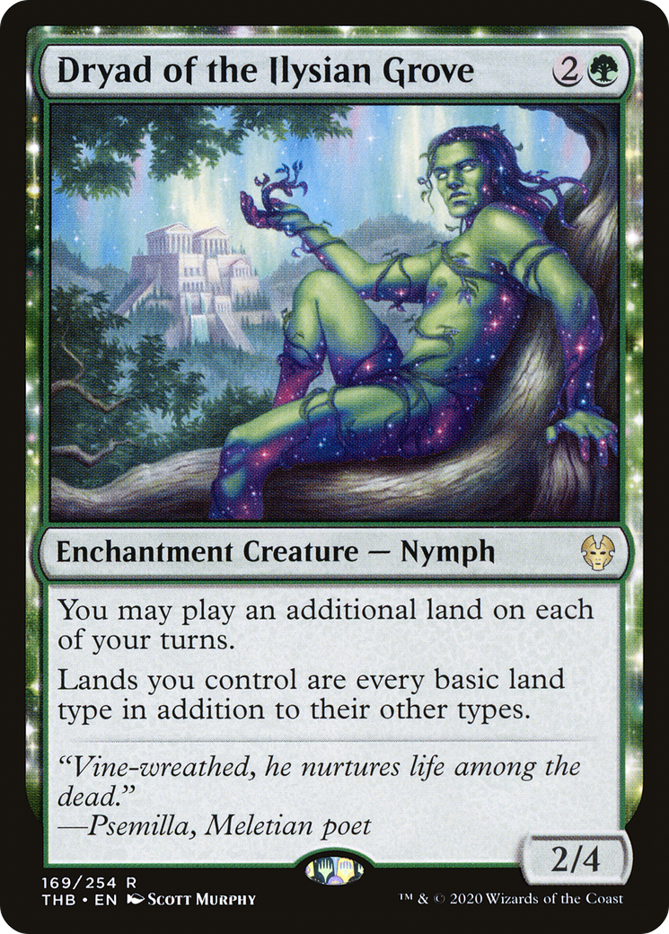 Dryad of the Ilysian Grove (169) [Theros Beyond Death] foil - Deck Out Gaming