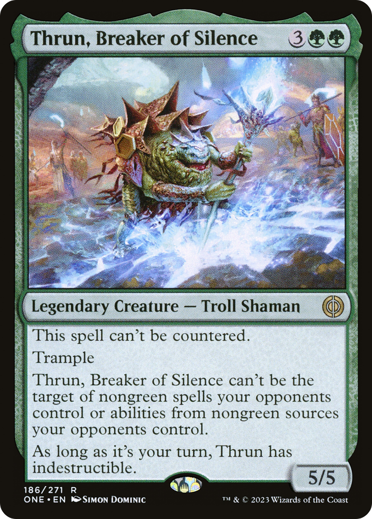 Thrun, Breaker of Silence (186) [Phyrexia: All Will Be One] foil - Deck Out Gaming