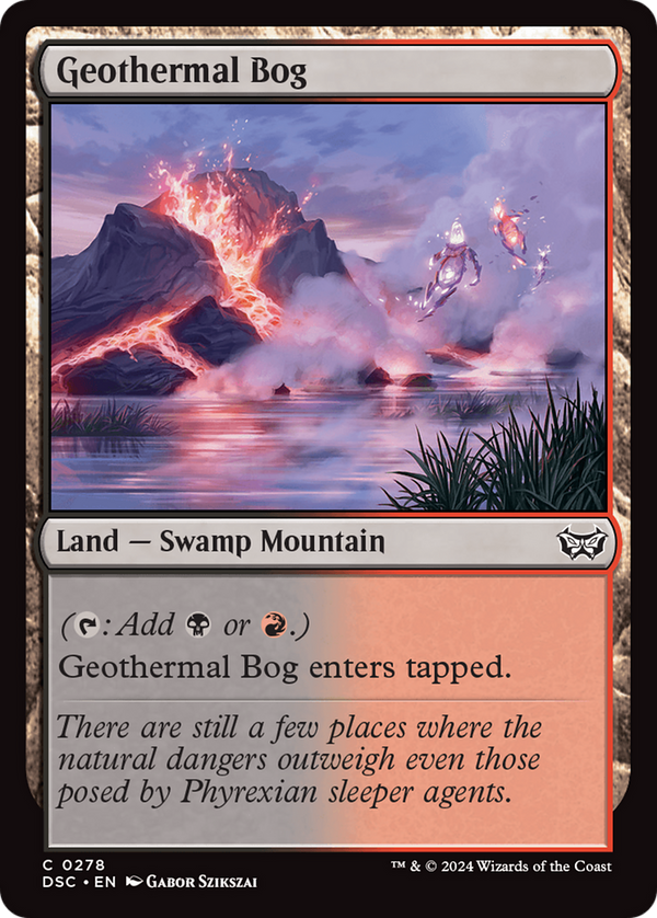Geothermal Bog (278) [Duskmourn: House of Horror Commander] - Deck Out Gaming