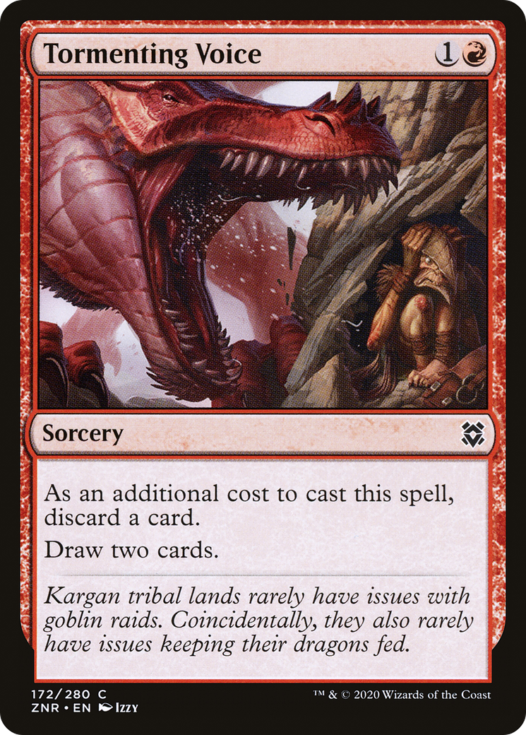 Tormenting Voice (172) [Zendikar Rising] - Deck Out Gaming