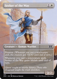 Seeker of the Way (Borderless) (341) [Double Masters 2022] foil - Deck Out Gaming