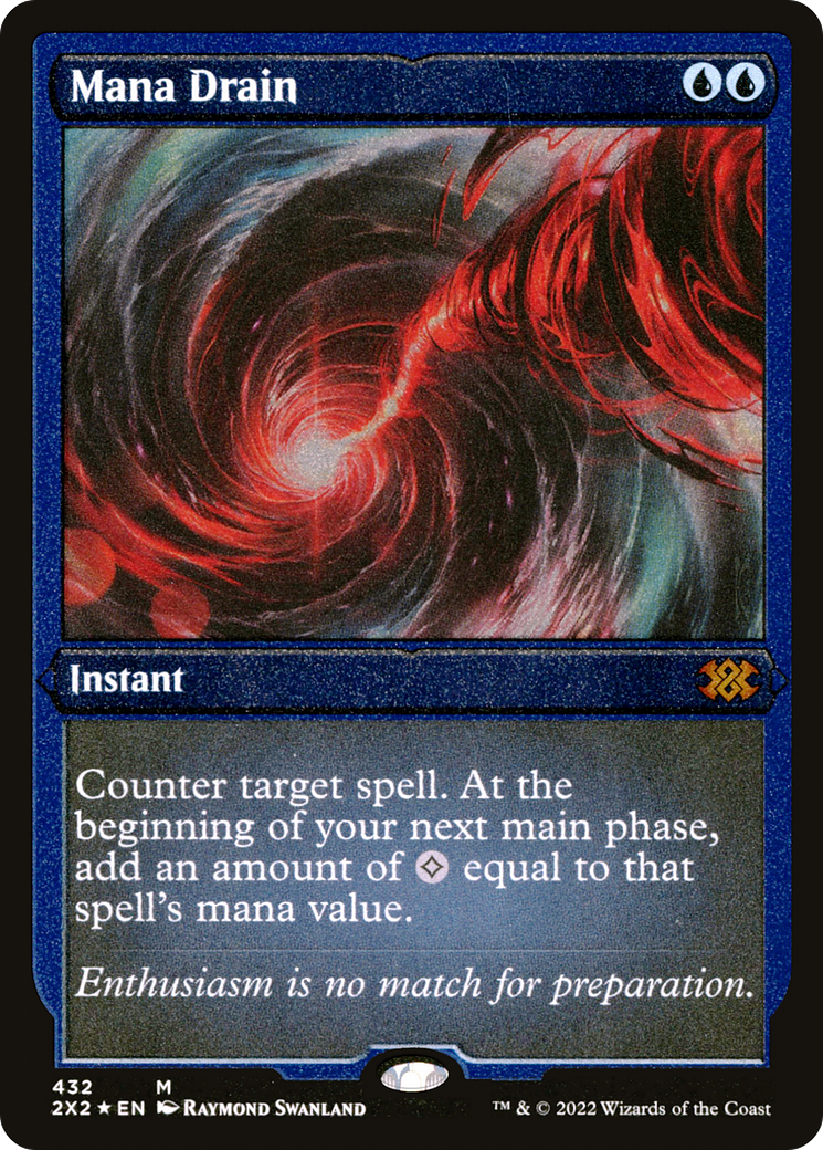 Mana Drain (Foil Etched) (432) [Double Masters 2022] foil - Deck Out Gaming