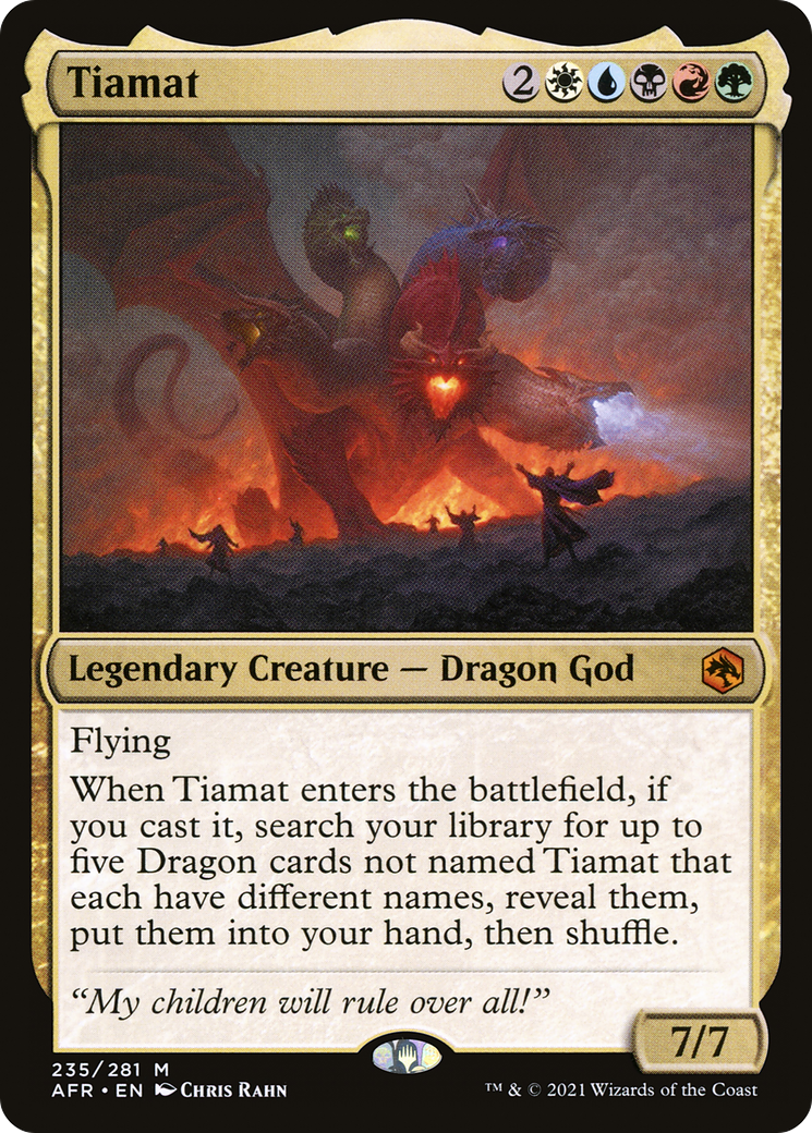 Tiamat (235) [Adventures in the Forgotten Realms] foil - Deck Out Gaming