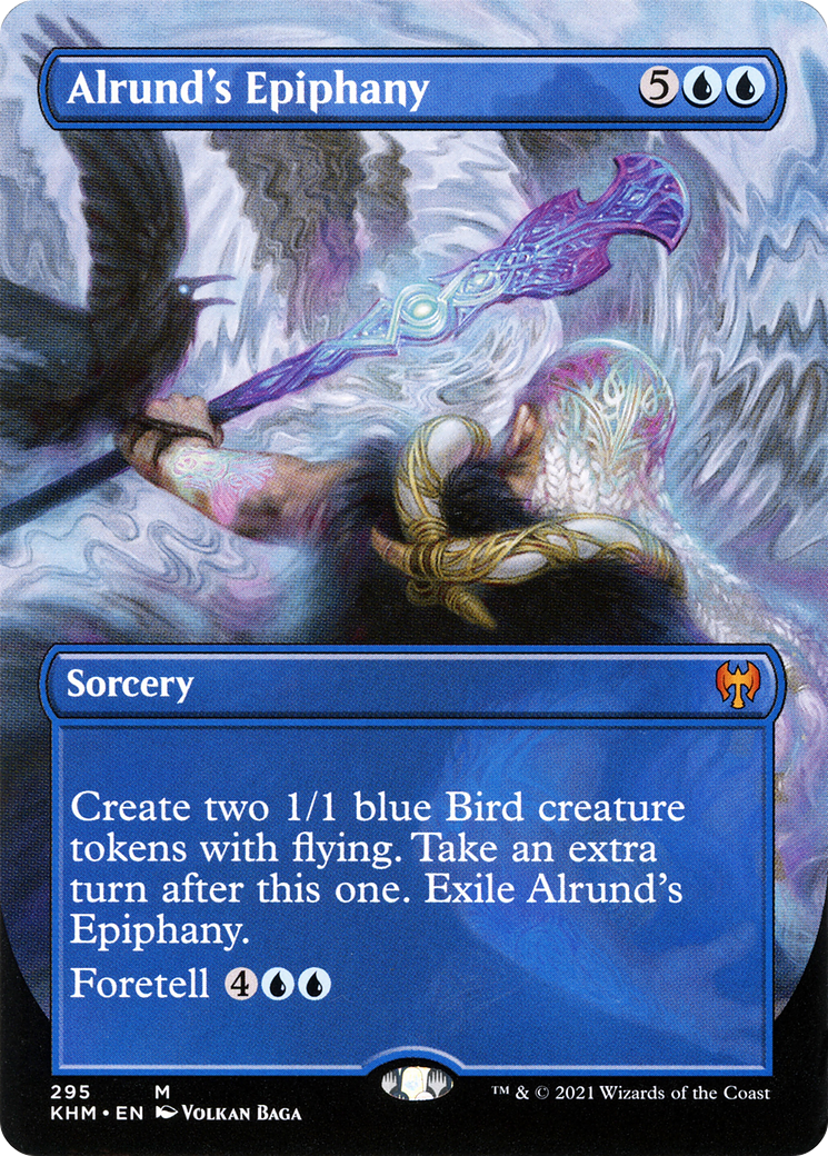 Alrund's Epiphany (Borderless) (295) [Kaldheim] - Deck Out Gaming