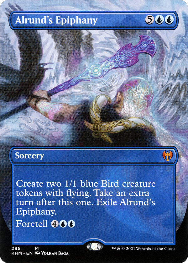 Alrund's Epiphany (Borderless) (295) [Kaldheim] foil - Deck Out Gaming