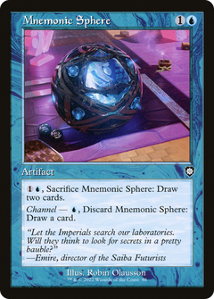 Mnemonic Sphere (Retro Frame) (88) [Commander: The Brothers' War] - Deck Out Gaming