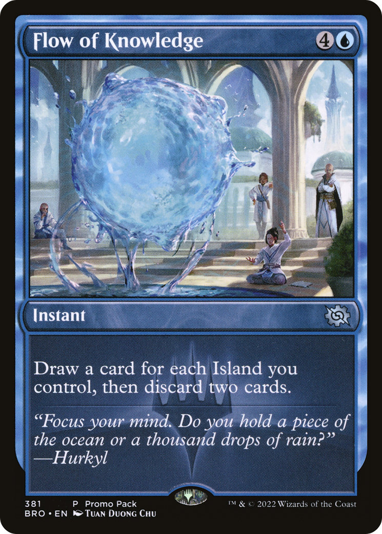 Flow of Knowledge (381) [The Brothers' War] foil - Deck Out Gaming