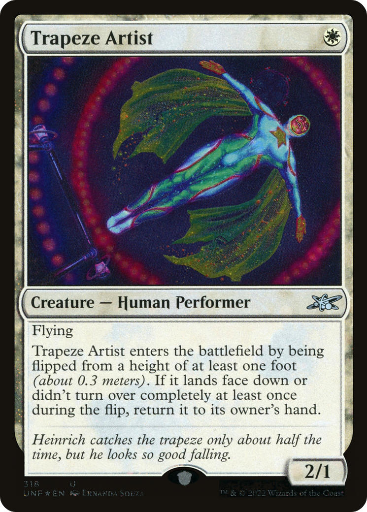 Trapeze Artist (Galaxy Foil) (318) [Unfinity] foil - Deck Out Gaming