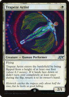 Trapeze Artist (Galaxy Foil) (318) [Unfinity] foil - Deck Out Gaming