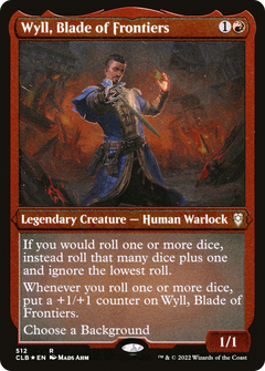 Wyll, Blade of Frontiers (512) [Commander Legends: Battle for Baldur's Gate] etched - Deck Out Gaming