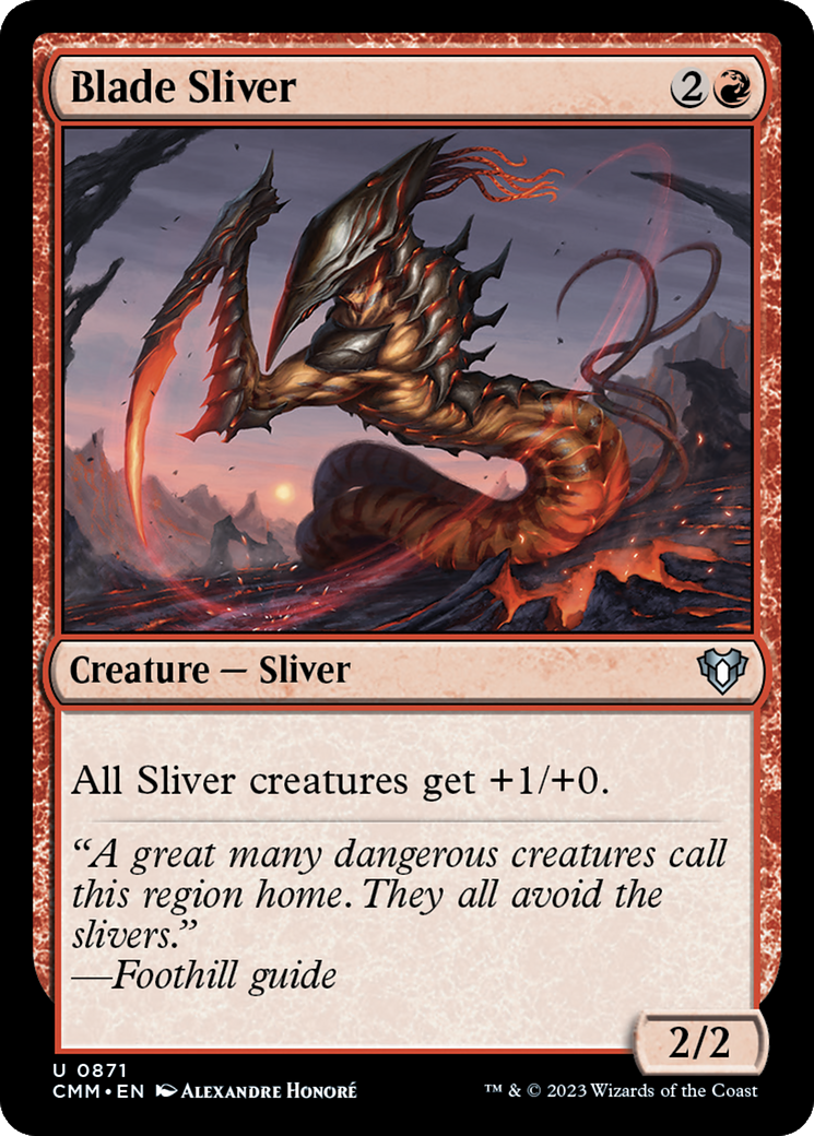 Blade Sliver (871) [Commander Masters] - Deck Out Gaming