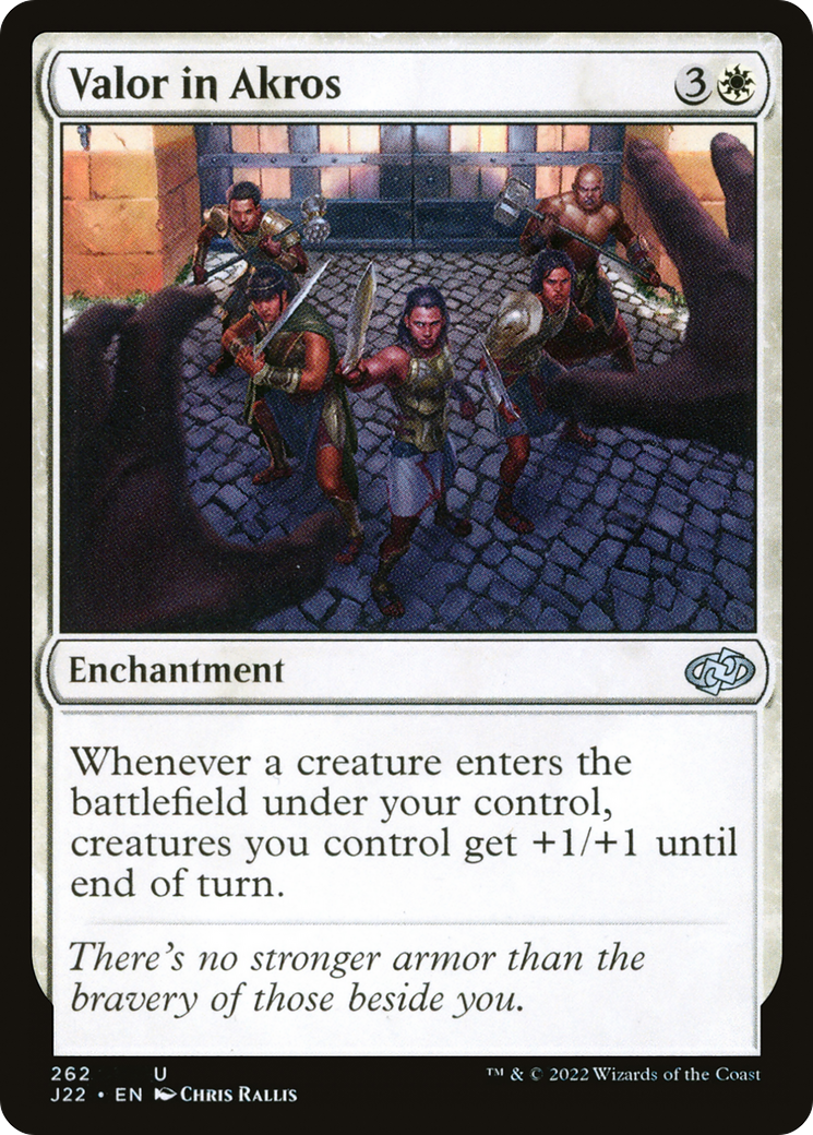 Valor in Akros (262) [Jumpstart 2022] - Deck Out Gaming