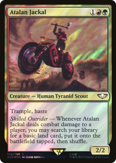 Atalan Jackal (Surge Foil) (105) [Warhammer 40,000 Commander] foil - Deck Out Gaming