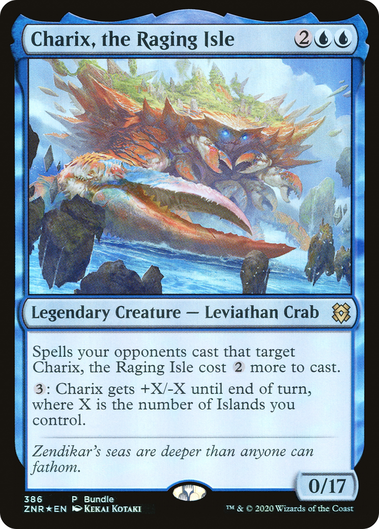 Charix, the Raging Isle (ZNR Bundle) (386) [Unique and Miscellaneous Promos] foil - Deck Out Gaming