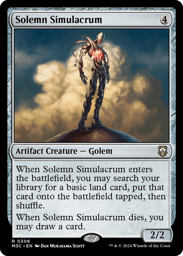 Solemn Simulacrum (306) [Modern Horizons 3 Commander] - Deck Out Gaming