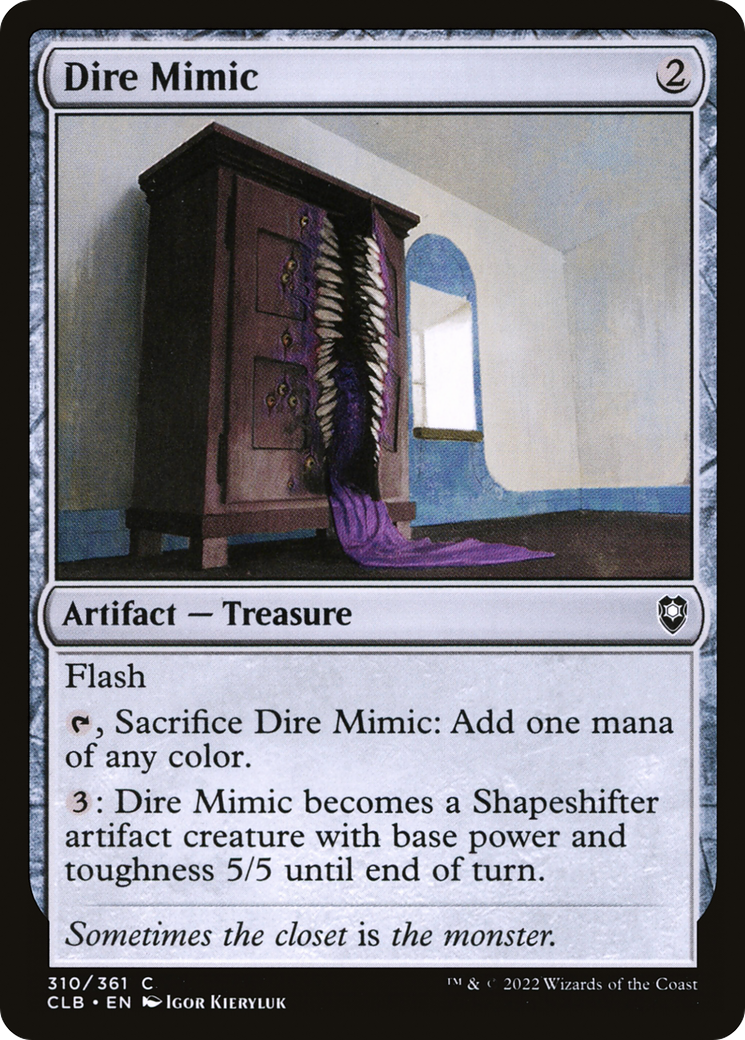 Dire Mimic (310) [Commander Legends: Battle for Baldur's Gate] foil - Deck Out Gaming
