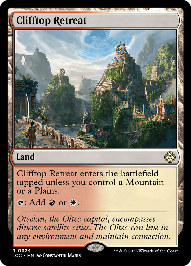 Clifftop Retreat (324) [The Lost Caverns of Ixalan Commander] - Deck Out Gaming