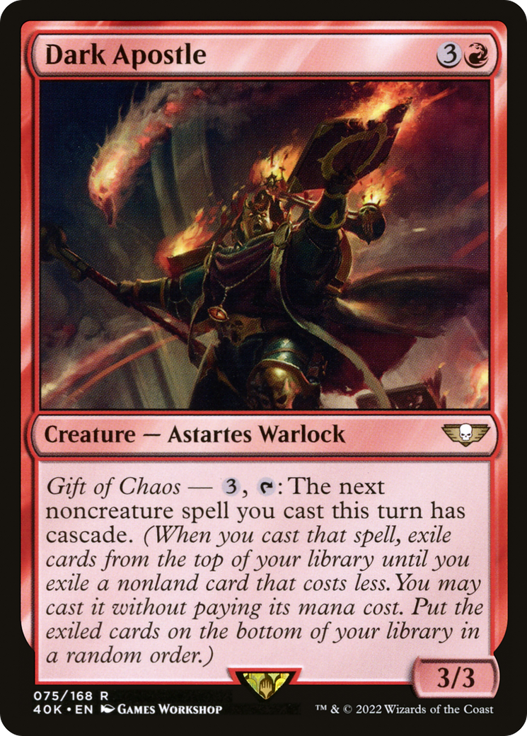Dark Apostle (75) [Warhammer 40,000 Commander] - Deck Out Gaming