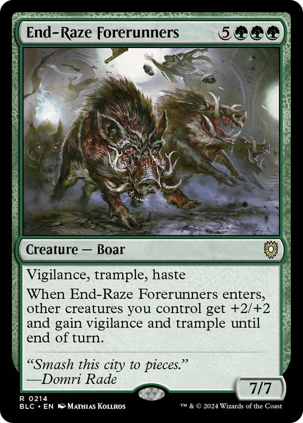 End-Raze Forerunners (214) [Bloomburrow Commander] - Deck Out Gaming