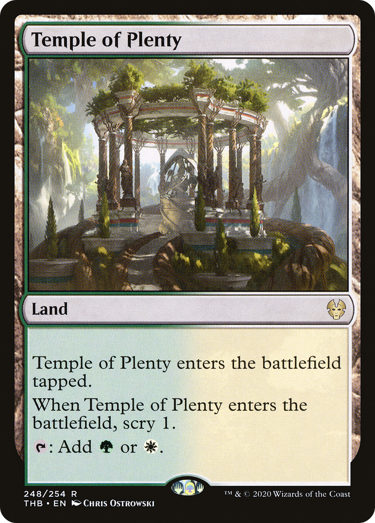 Temple of Plenty (248) [Theros Beyond Death] foil - Deck Out Gaming