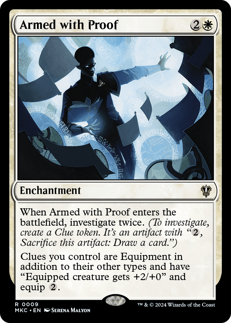 Armed with Proof (9) [Murders at Karlov Manor Commander] - Deck Out Gaming