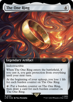 The One Ring (Extended Art) (Surge Foil) (791) [The Lord of the Rings: Tales of Middle-earth] foil - Deck Out Gaming