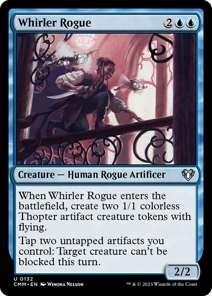 Whirler Rogue (132) [Commander Masters] foil - Deck Out Gaming
