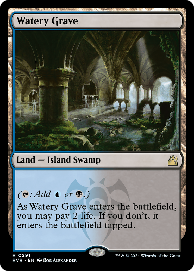 Watery Grave (291) [Ravnica Remastered] foil - Deck Out Gaming