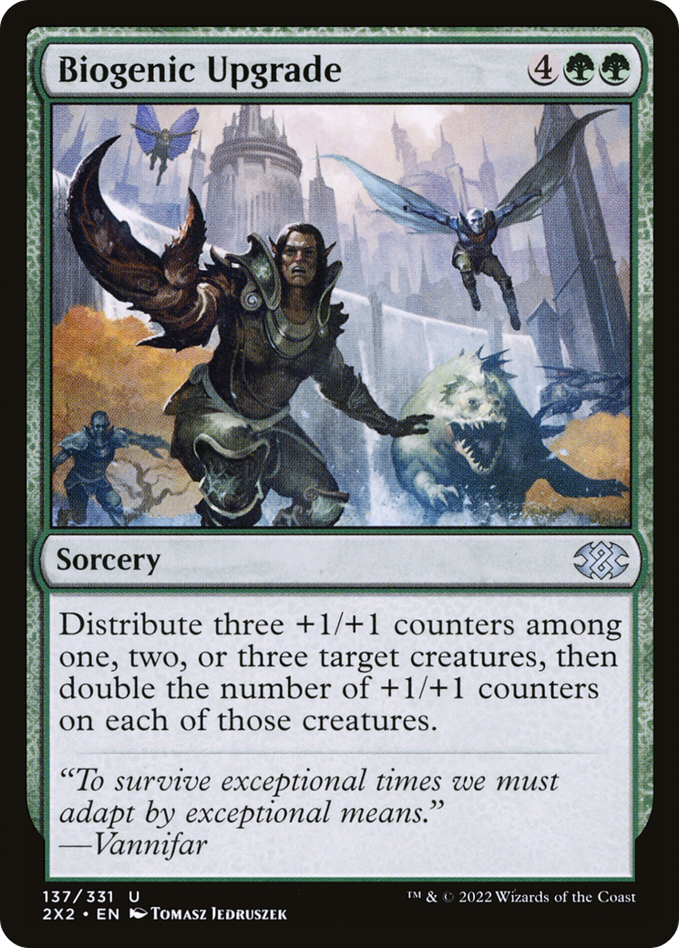 Biogenic Upgrade (137) [Double Masters 2022] - Deck Out Gaming