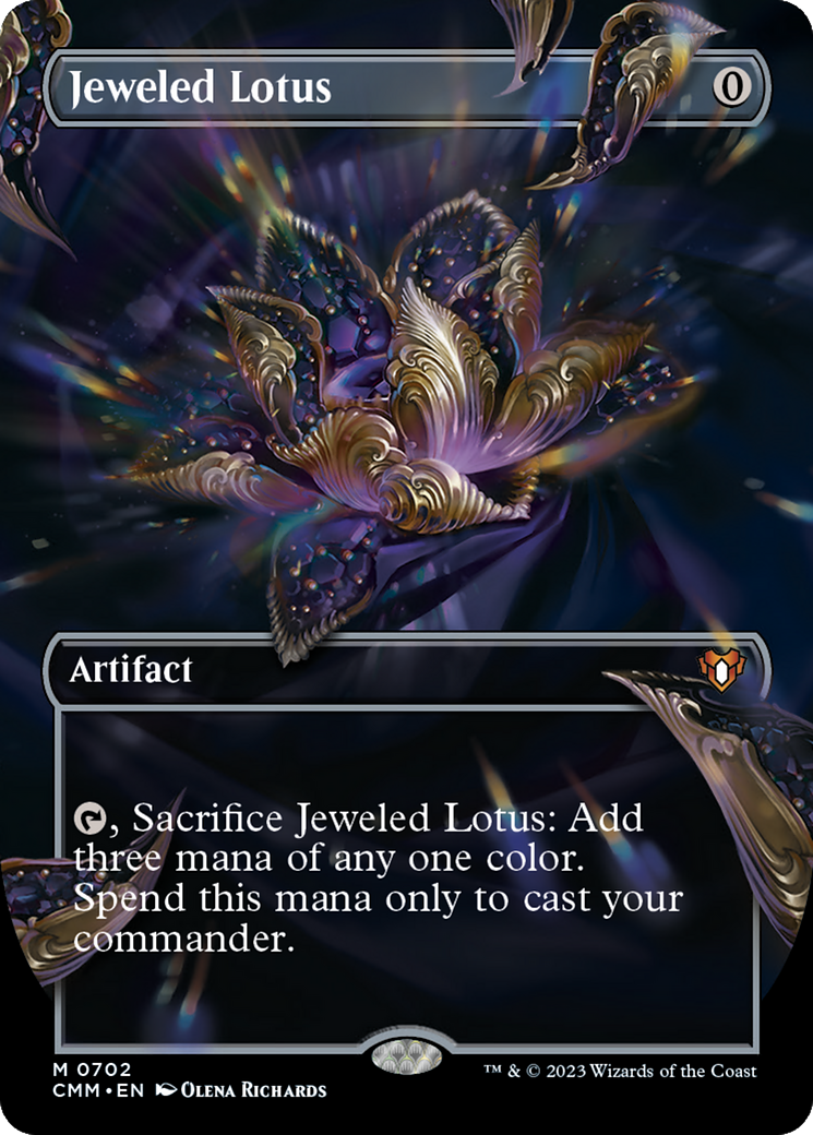 Jeweled Lotus (Borderless) (702) [Commander Masters] - Deck Out Gaming